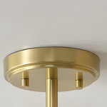 Bild in Gallery-Viewer laden, Rivora Gerillte Glas-Deckenleuchte mit Halbeinbau - Moderne Bauernhaus-Deckenleuchte für Schlafzimmer und Flur U09