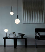 Bild in Gallery-Viewer laden, Rounded Brass Glass Plug-In Pendant Light