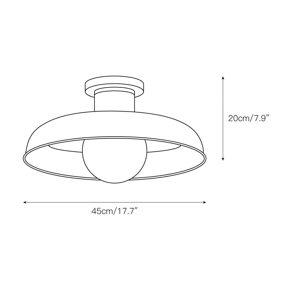 Cadence Halbeinbaudeckenlampe