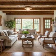 Luz de Cúpula Estilo Antiguo Domebora, Vidrio Redondo, Montaje Empotrado para Cocina y Comedor N05