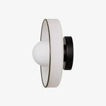 Load image into Gallery viewer, Kalo Versatile Glass Disc Modern Wall/Ceiling Fixture with Color-Accent Rim for Living Spaces