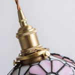 Bild in Gallery-Viewer laden, Brass Stained Glass Plug-In Pendant