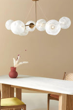 Load image into Gallery viewer, Pawrior Multi-head Organic Glass Spherical Chandelier - Modern Cloud Design Branch Light
