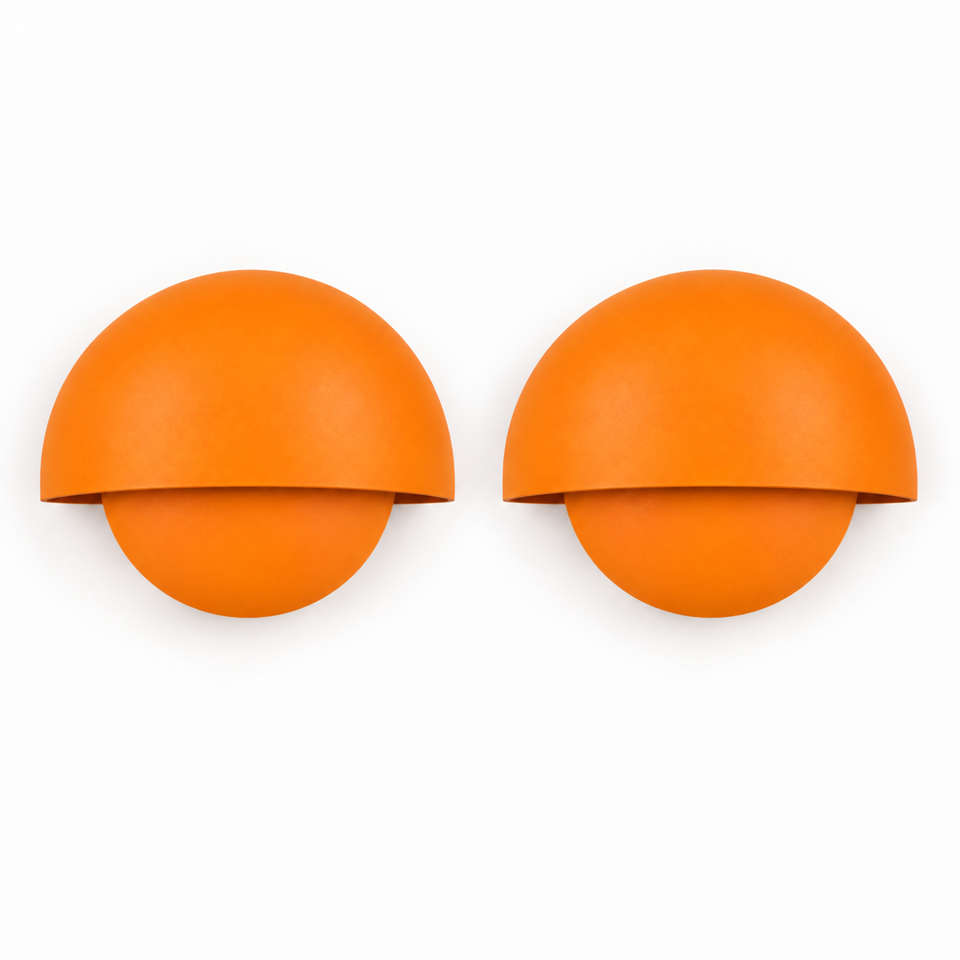 Downward Beam Half Dome Aluminium Wall Light
