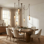 Bild in Gallery-Viewer laden, Carved Alabaster Hardwired Chandelier