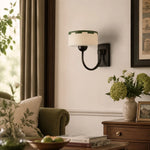 Load image into Gallery viewer, Pale Beige wall sconce installed in a living room corner
