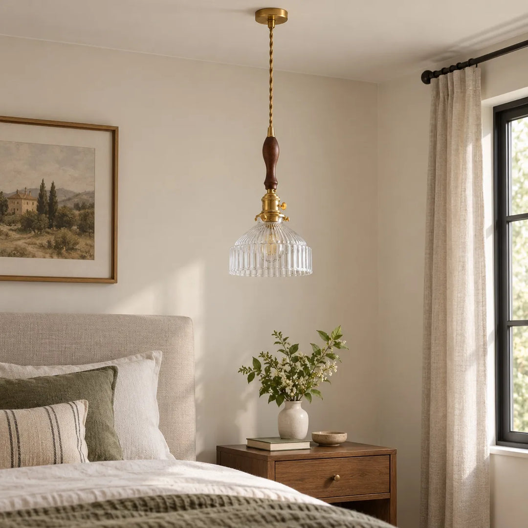 Colored Glass Pendant Light