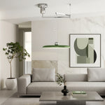 Cargar imagen en el visor de la Galería, Lámpara colgante de brazo oscilante Swinglo - Luz colgante con diseño de disco ajustable para área de comedor N65
