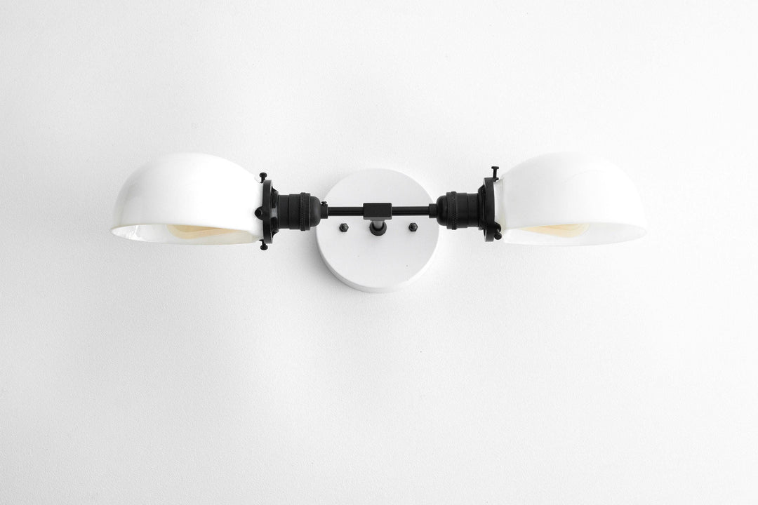 Ornato Luxe Art Deco Vanity Sconce – Opal Glass Wall Light for Bathroom & Dressing Room