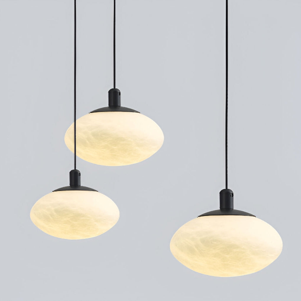 Alabaster Mini Marble Mushroom Pendant Light