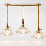 Bild in Gallery-Viewer laden, Vintage Wavy-Edge Glass Pendant Lamp