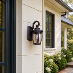 Load image into Gallery viewer, Vintage Rain Glass Outdoor Wall Sconce