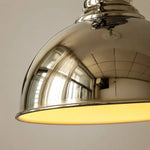 Cargar imagen en el visor de la Galería, Bauhaus chrome dome pendant light