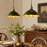 Load image into Gallery viewer, Leather pendant lamp in a modern living room scene