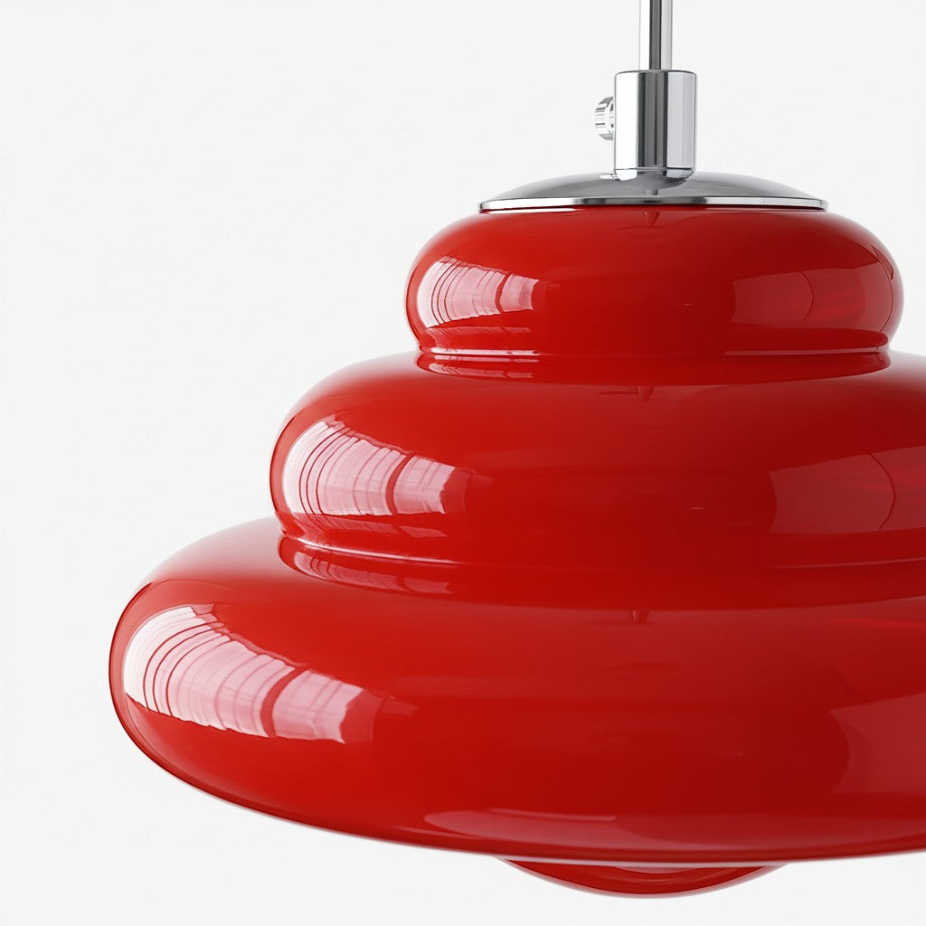 Suspension Cirren à couches - Verre moderne pour salons ou chambres