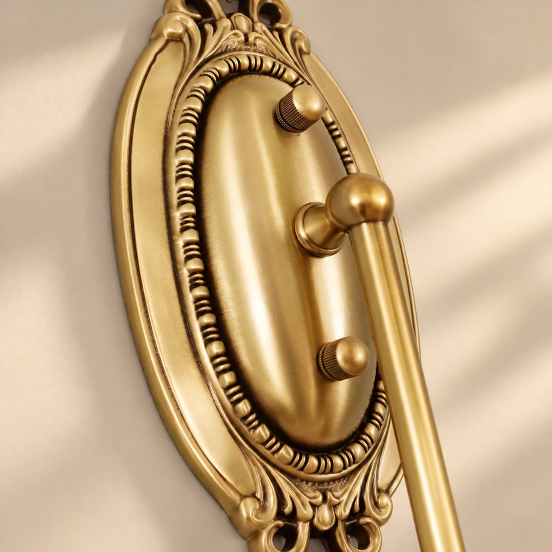 Rowanea Fabric Shade Ceramic Plug-In Wall Sconce
