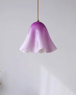 Charger l&#39;image dans la visionneuse de galerie, Bellina Wave-Edge Glass Pendant Lamp — Organic Contemporary Style for Dining &amp; Living
