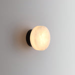 Bild in Gallery-Viewer laden, Zylindrische Alabaster Wandleuchte