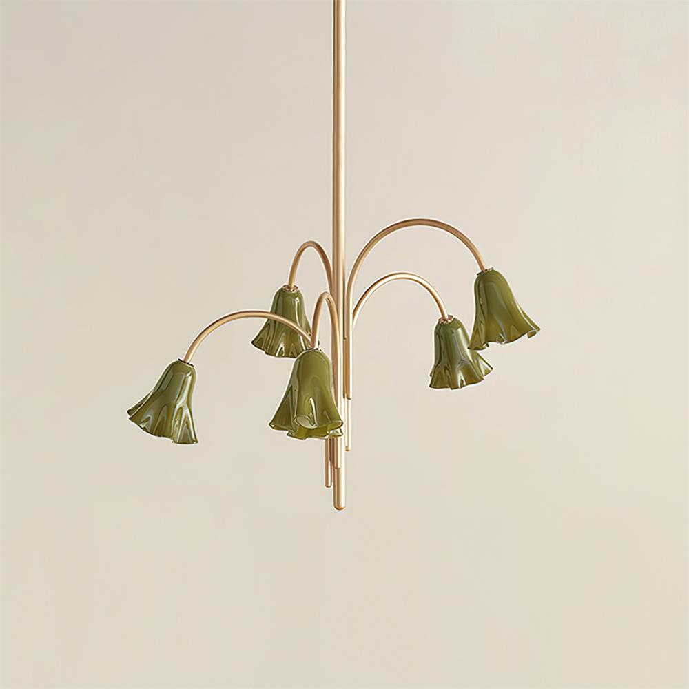 Bellina Modern Blooming Flower Chandelier – Soft Ambient Lighting for Contemporary Spaces