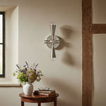 Charger l&#39;image dans la visionneuse de galerie, Pyralis Cone Art Deco Brass Sconce - Industrial Vanity Light
