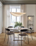 Charger l'image dans la visionneuse de galerie, White Silk Cloth Plug-In Pendant Lamp