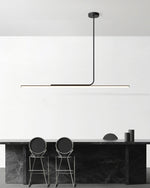 Charger l&#39;image dans la visionneuse de galerie, Lustre de salle à manger décoratif contemporain avec interrupteur à bouton-poussoir et peinture blanche
