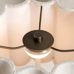 Load image into Gallery viewer, Cavilon Modern Artisanal Marble Accent Table Lamp with Soft Fabric Shade for Living Room and Bedroom