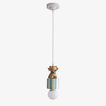 Cargar imagen en el visor de la Galería, Lion blue single pendant lamp