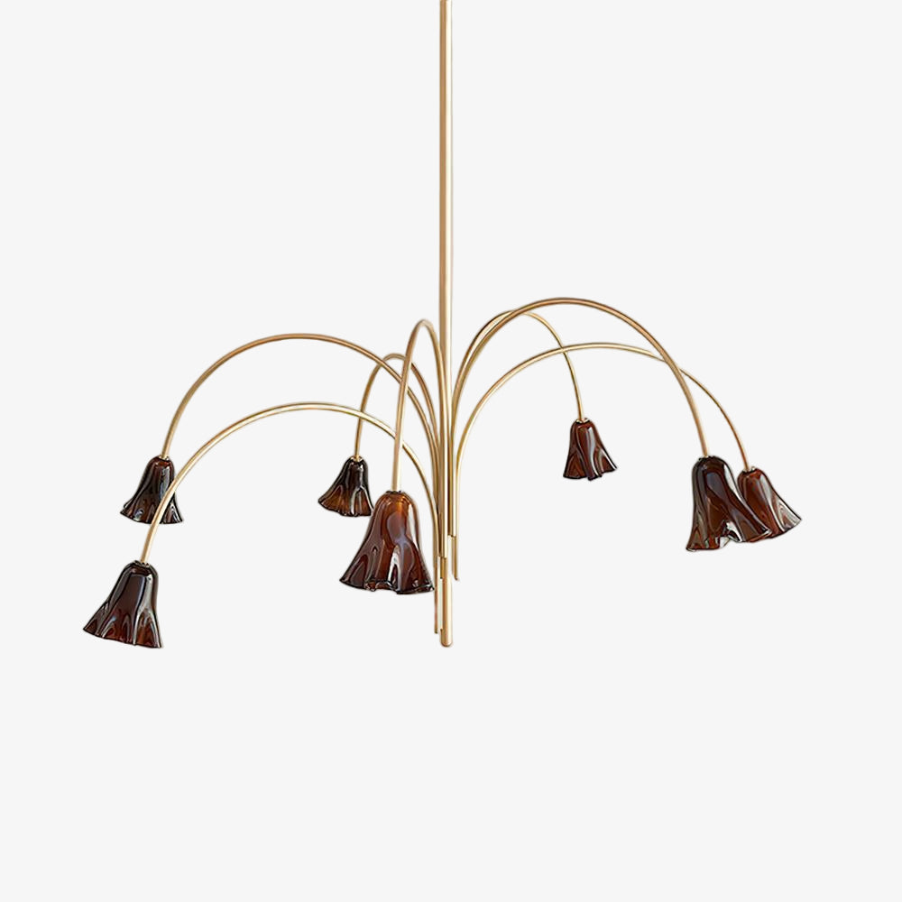 Bellina Modern Blooming Flower Chandelier – Soft Ambient Lighting for Contemporary Spaces