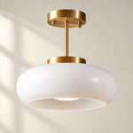 Charger l'image dans la visionneuse de galerie, Bauvia Bauhaus Modern Round Glass Ceiling Lamp