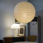 Charger l'image dans la visionneuse de galerie, Bamboo Ribbed Mulberry Paper Swag Pendant