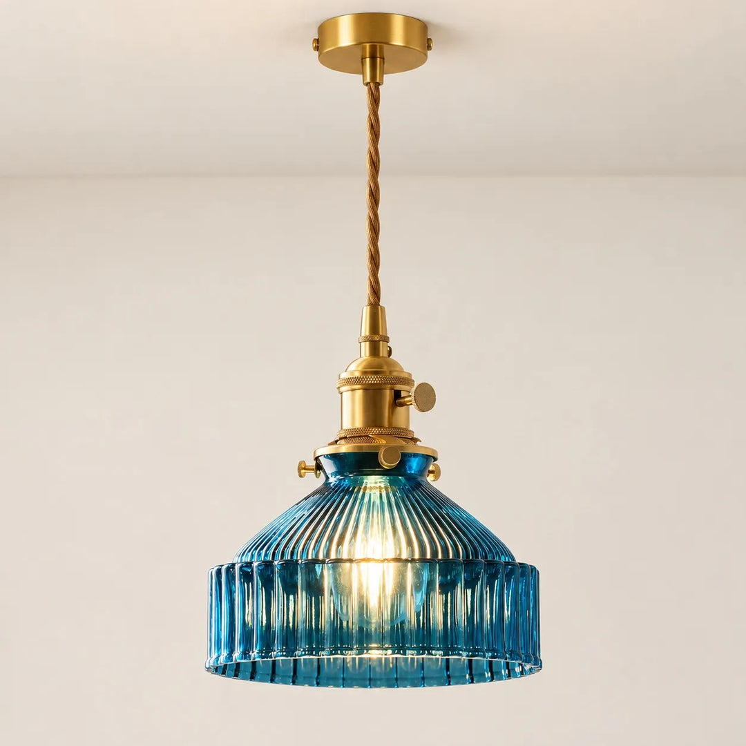 Colored Glass Pendant Light