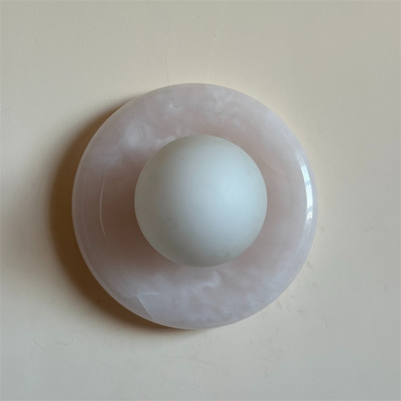 Applique Orli en jade blanc