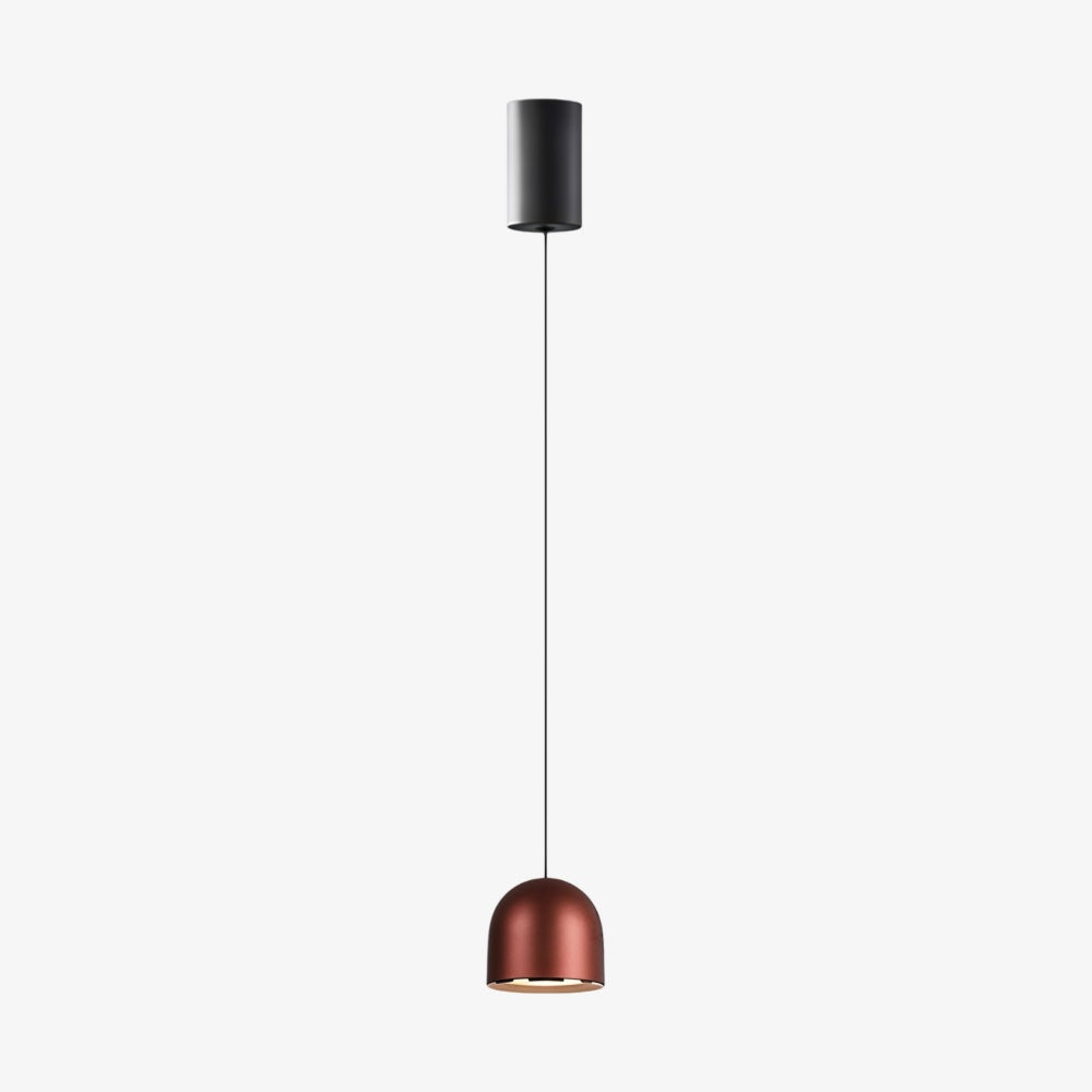 Veridia Minimalist Liftable Slim Pendant Light - Aluminum Acrylic Hanging Lamp for Bedside and Desk