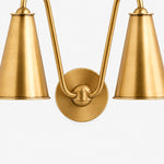 Cargar imagen en el visor de la Galería, Close view of the round brass canopy