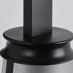 Charger l'image dans la visionneuse de galerie, Visible construction detail of the vintage black outdoor wall lantern 3