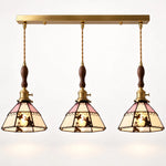 Charger l'image dans la visionneuse de galerie, Cat and Butterfly Stained Glass Pendant Light