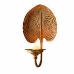 Cargar imagen en el visor de la Galería, Vintage Leaf Wall Candle Sconce