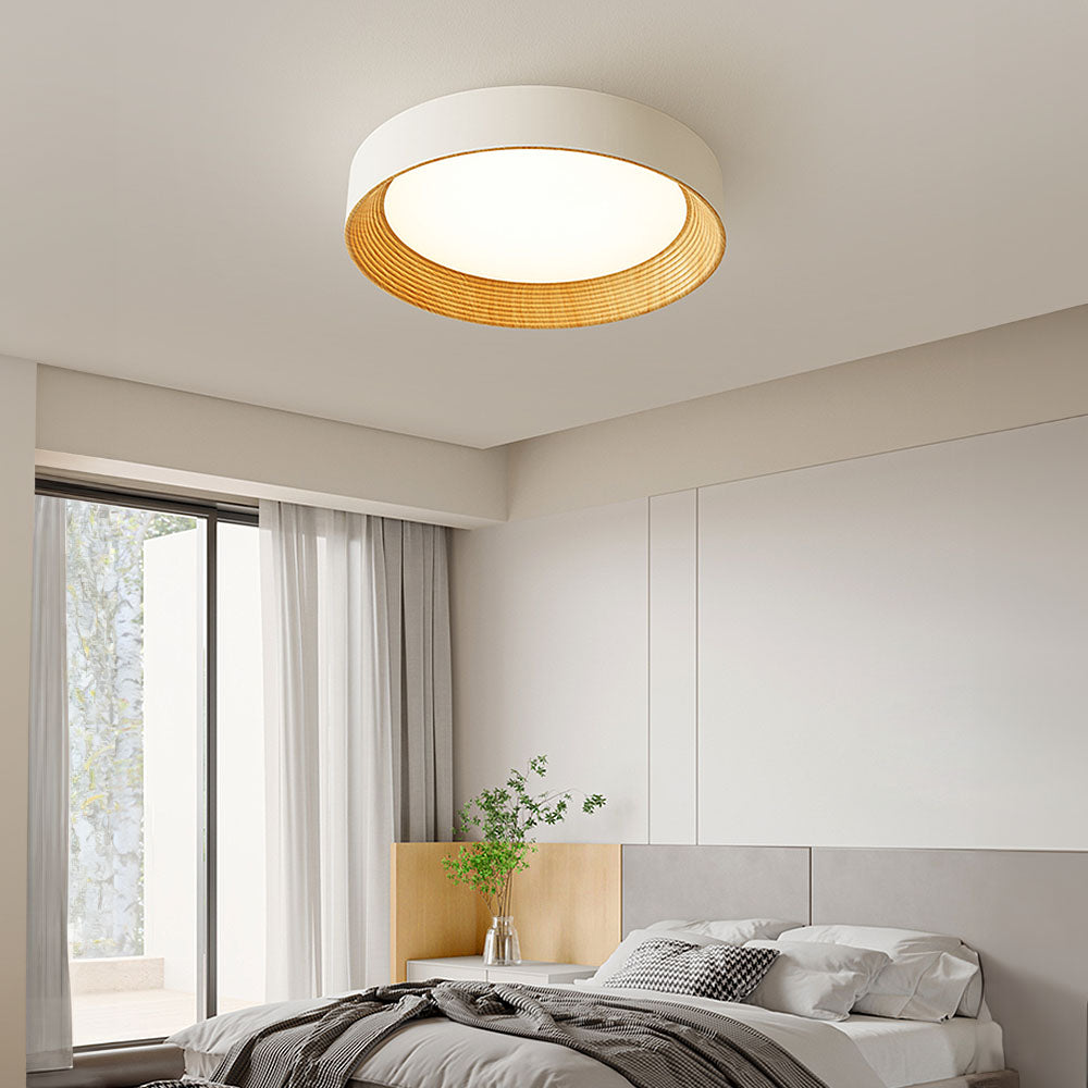 Plafonnier rond à LED minimaliste