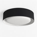 Cargar imagen en el visor de la Galería, Close Ceiling Diffused Shade Metal Canopy Semi-Flush Mount