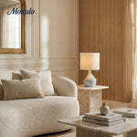 Bild in Gallery-Viewer laden, Lumo Asymmetrische Keramikform - Moderne Ambient-Tischlampe für das Wohnzimmer