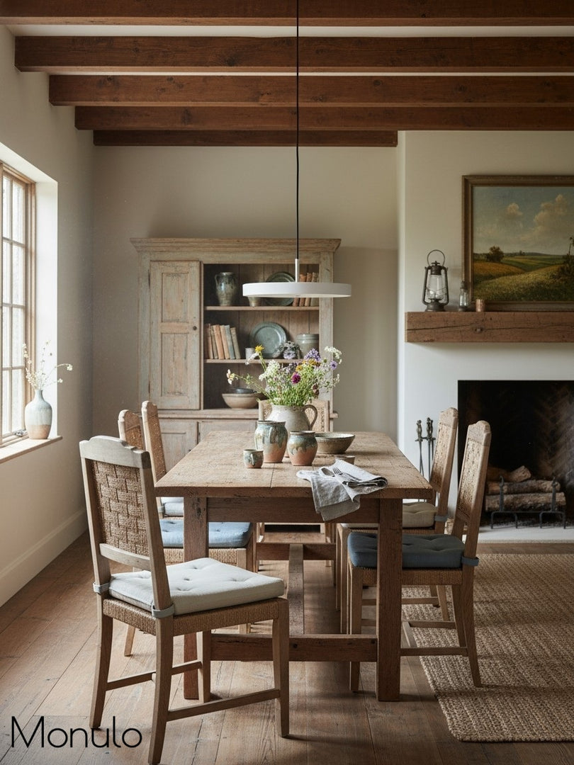 Modern Disc Pendant Light — Nordic Minimalist Fixture for Dining & Kitchen