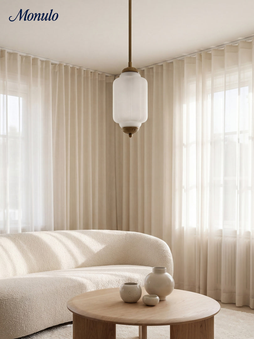 Vintage Glas Eloise Pendelleuchte