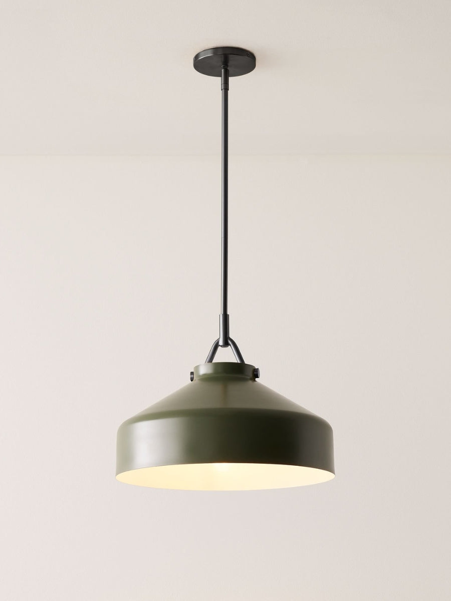 Hanton Nordic Metal Henry Pendant Light - Minimalist Glass And Metal Shade