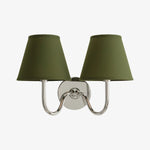 Load image into Gallery viewer, Luvora Fabric Shade Wall Sconce with Drum Shade - Classic Pleated Sconce Light
