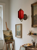 Charger l&#39;image dans la visionneuse de galerie, Applique murale vintage en verre laiteux pour chevet, couloir, Eloise 
