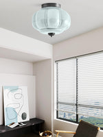 Load image into Gallery viewer, Retro Milk Semi Flush Mount Eloise Ceiling Light
