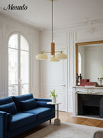 Load image into Gallery viewer, Medieval Log Style Vintage Glass Chandelier
