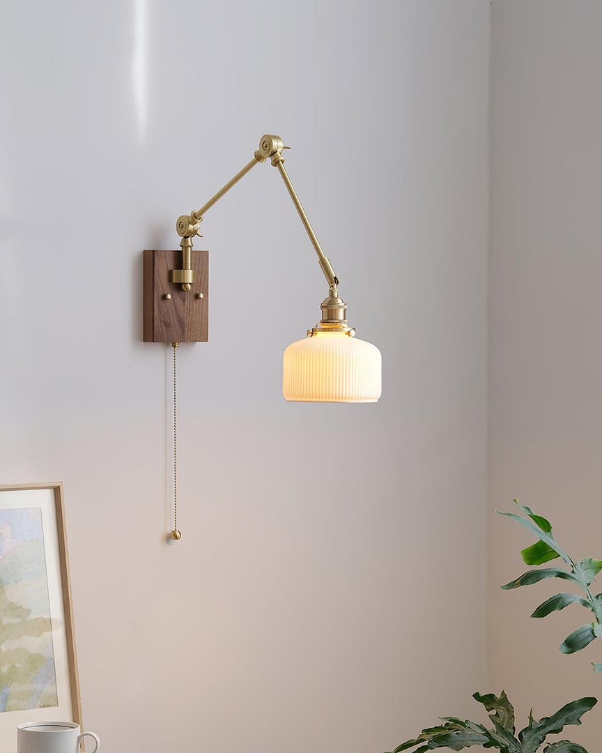 Lámpara de pared de brazo oscilante Elia