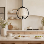 Bild in Gallery-Viewer laden, Shellure Sculptural Design Ring Hanging Lamp - Modern Pendant Light for Cozy Interiors